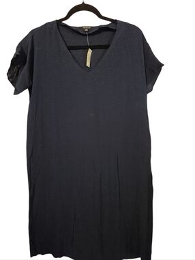 Madewell NWT Navy Novel Shift Dress XS